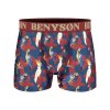Pánské boxerky Zvířátka a Ovoce Benyson 7121 (Barva modrá ananas, Velikost XL/XXL)