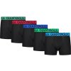 5-PACK Výhodné balení pánských boxerek Gianvaglia 021 (Barva černá mix barev lemu, Velikost S/M)