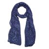 894 Hollandfine woman womens scarf 894 tygr modra