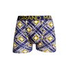 Bavlněné pánské boxerky Grand Man 2007GM (Barva lékořice-žlutá, Velikost S/M)