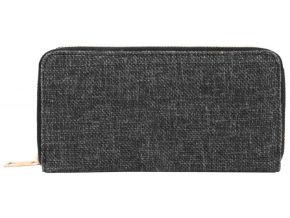 Dámska textilná peňaženka Charm v čiernej farbe