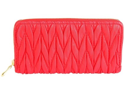 Dámska peňaženka Charm na zips lesklá červená