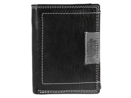 Leonardo Verrelli Pánska peňaženka z pravej kože čierna