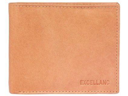 Peňaženka z pravej kože Excellanc hnedá