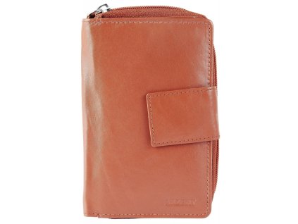 Dámska peňaženka Akzent z pravej kože hnedá svetlejšia