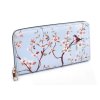 Dámska peňaženka kvety a vtáčik 9,5x19 cm