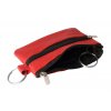 Puzdro na kľúče z pravej kože červené