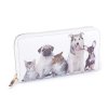 Dámska peňaženka Charm psy a mačky biele prevedenie