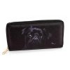 Dámska peňaženka čierna vzor Bulldog čierna