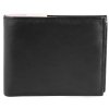 Pánska peňaženka SteinMeister bez klipu z pravej kože čierna