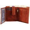 Luxusná peňaženka Pierrini pre pánov, formát na výšku, hnedá