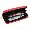 Dámska peňaženka Charm na zips lesklá červená