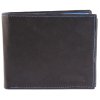 Peňaženka z pravej kože Excellanc na šírku modro-čierna