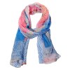 Ľahká šatka Charm 90 x 180 cm s abstraktným vzorom, mix farieb