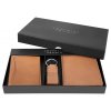 Darčeková sada Leonardo Verrelli s peňaženkou, kľúčenkou a puzdrom na kreditné karty hnedá