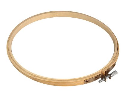 Vyšívací kruh bambusový Ø18 cm (Varianta bambus světlý, Balení 1 ks)