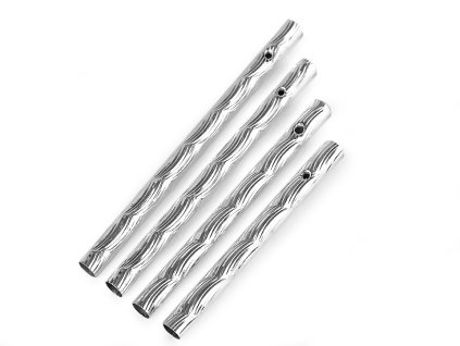 Zvonkohra - polotovar zvonící tyčinky (Varianta 2 (95 mm) stříbrná, Balení 5 ks)