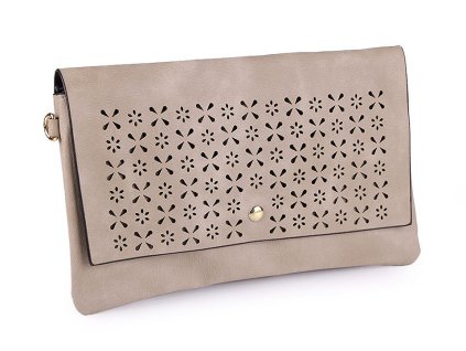 Kabelka s vysekávaným vzorem 16x26 cm (Varianta 5 béžová, Balení 1 ks)