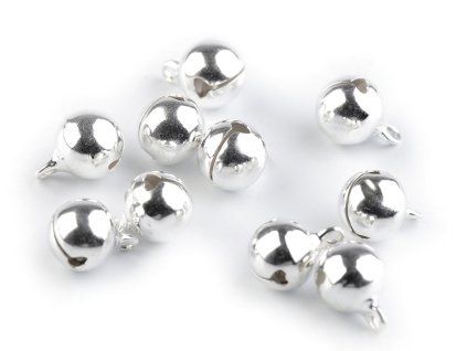 Rolničky Ø10 mm (Varianta 1 stříbrná, Balení 20 ks)