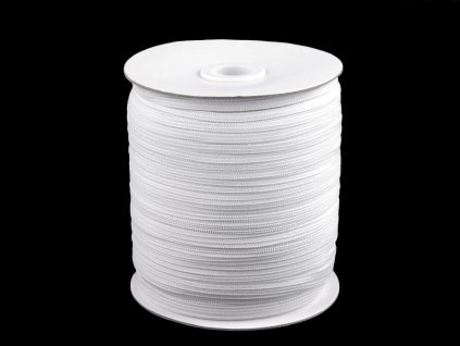 Plochá pruženka šíře 4 mm (Varianta 1 bílá, Balení 5 m)