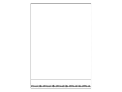 PP sáček s lepicí klopou 10x14 cm (Varianta transparent, Balení 100 ks)