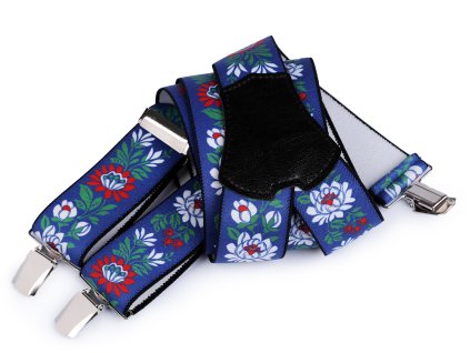 Šle folklor šíře 4 cm délka 120 cm (Varianta 1 bílá, Balení 1 ks)