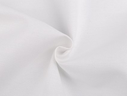 Lněná látka s viskózou (Varianta 1 (1) bílá, Balení 1 m)