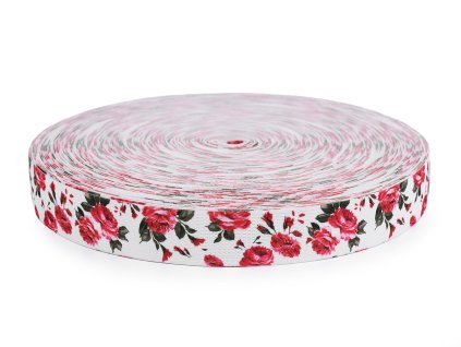 Pruženka s potiskem šíře 30 mm (Varianta 2 černá, Balení 45 m)