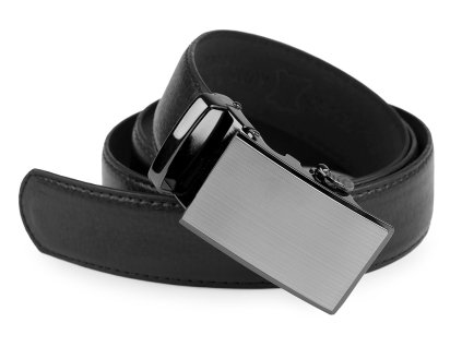 Pánský pásek šíře 3,5 cm (Varianta 13 (125 cm) černá, Balení 1 ks)