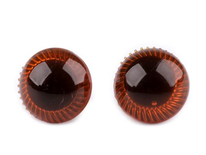 Oči s pojistkou Ø18 mm (Varianta 2 modrá, Balení 20 sada)