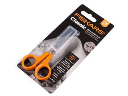 Vyšívací nůžky Fiskars délka 13 cm (Varianta 2 oranžová, Balení 1 ks)