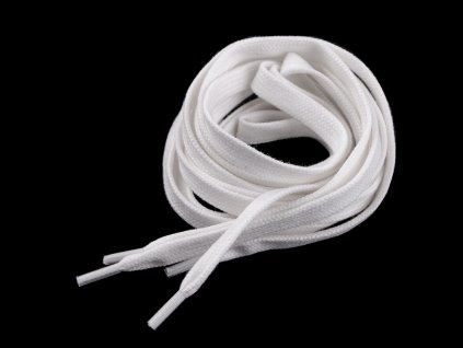 Bavlněné tkaničky do bot / tenisek / mikin délka 130 cm (Varianta 1 (0003) bílá, Balení 2 ks)