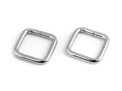 Průvlek / vsuvka šíře 20 mm na koženou galanterii (Varianta 1 nikl, Balení 4 ks)