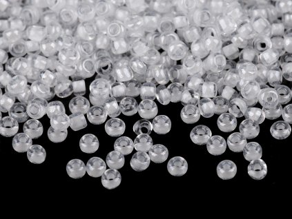 Rokajl 8/0 - 3 mm s průtahem, zářivé barvy (Varianta 2212 fialová, Balení 50 g)