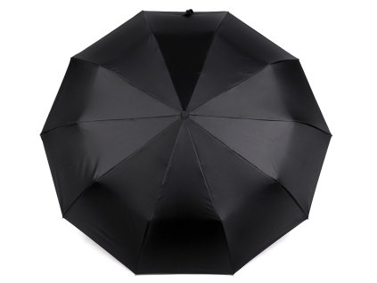 Skládací deštník s led světlem v rukojeti (Varianta 1 černá, Balení 1 ks)