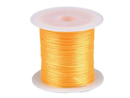 Pruženka / gumička plochá barevná šíře 1 mm (Varianta (1) mix, Balení 25 ks)