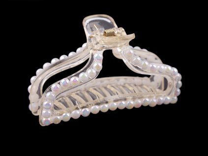 Skřipec do vlasů perlový (Varianta 2 perlová, Balení 1 ks)