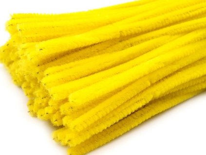 Chlupaté drátky na tvoření Ø6 mm délka cca 30 cm (Varianta 7 bílá, Balení 20 ks)