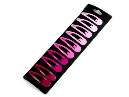 Sponka do vlasů pukačka (Varianta 3 mix modrá, Balení 10 ks)