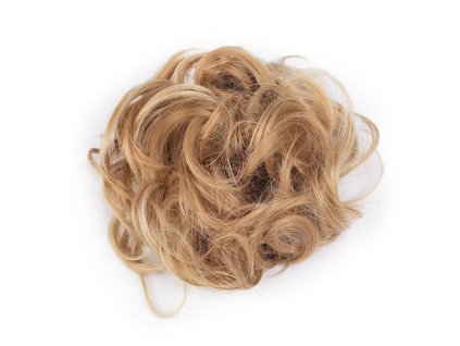 Gumička s vlasy (Varianta 1 blond melír, Balení 1 ks)