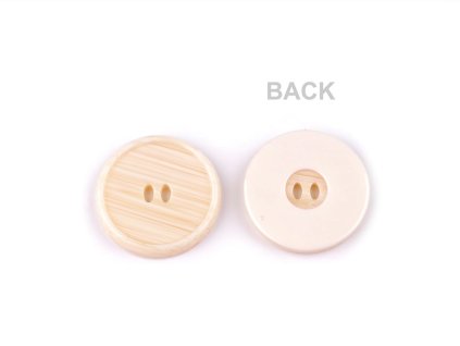 Knoflík velikost 32", 40", 44" podlouhlé dírky (Varianta 1 (32") béžová světlá, Balení 50 ks)