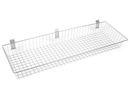 Košík kovový k zavěšení (Varianta platina, Balení 1 ks)