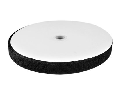 Suchý zip háček a plyš na stejné straně šíře 30 mm (Varianta 2 bílá, Balení 1 m)