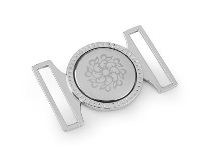 Kovové zapínání / opasková spona, průvlek 30 mm (Varianta nikl, Balení 1 pár)