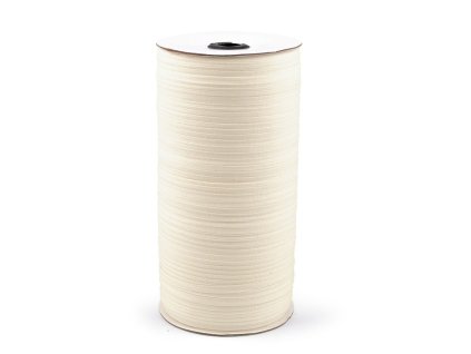 Bavlněná stuha / plátnovka šíře 5 mm (Varianta 1 bílá, Balení 1 m)