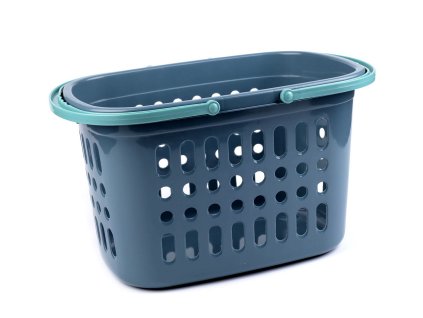Plastový košík 27x38 cm (Varianta 2 tyrkys, Balení 1 ks)