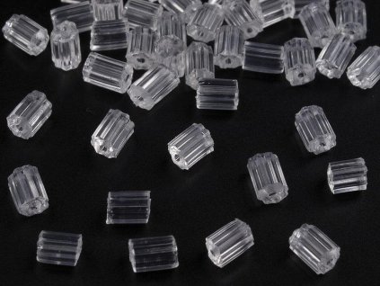 Náušnicová zarážka 3x4 mm (Varianta transparent, Balení 200 g)