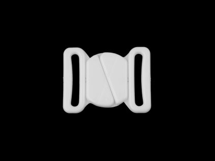 Plavkové zapínání šíře 20 mm plastové (Varianta 1 bílá, Balení 20 pár)