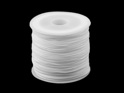 Šnůrka PES se silonovým vlascem Ø0,5 mm (Varianta 1 bílá, Balení 1 ks)