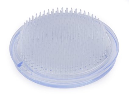 Aranžovací napichovací ježek Ø7,5 cm se silikonovou podložkou (Varianta transparent, Balení 1 ks)